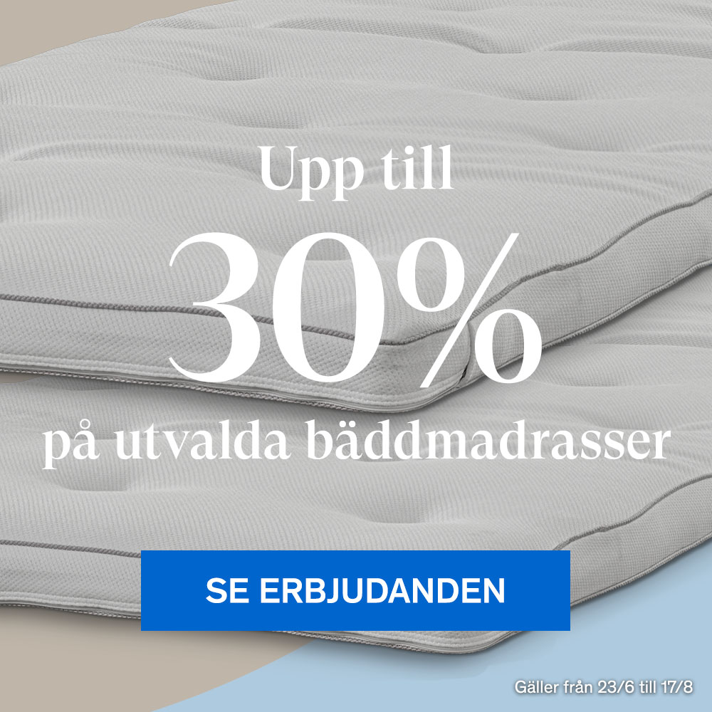 Utvalda b&auml;ddmadrasser 30%
